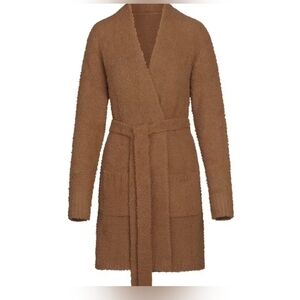 Skims Brown Belted Robe